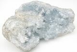 Sky Blue Celestine (Celestite) Crystal Geode Section - Madagascar #210388-1